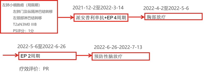 化免联合，快速起效－派安普利单抗联合化疗可以快速给局限期小细胞肺