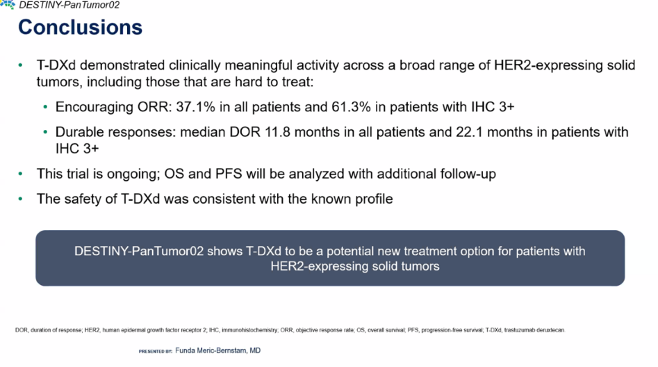 ASCO2023：DESTINY-PanTumor02——抗HER2治疗步入真正的泛瘤种时代